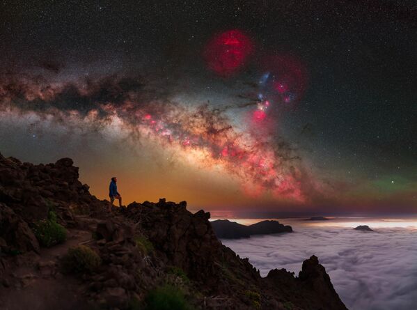 La Astroexperiencia de La Palma del artista alemán Jakob Sahner. - Sputnik Mundo