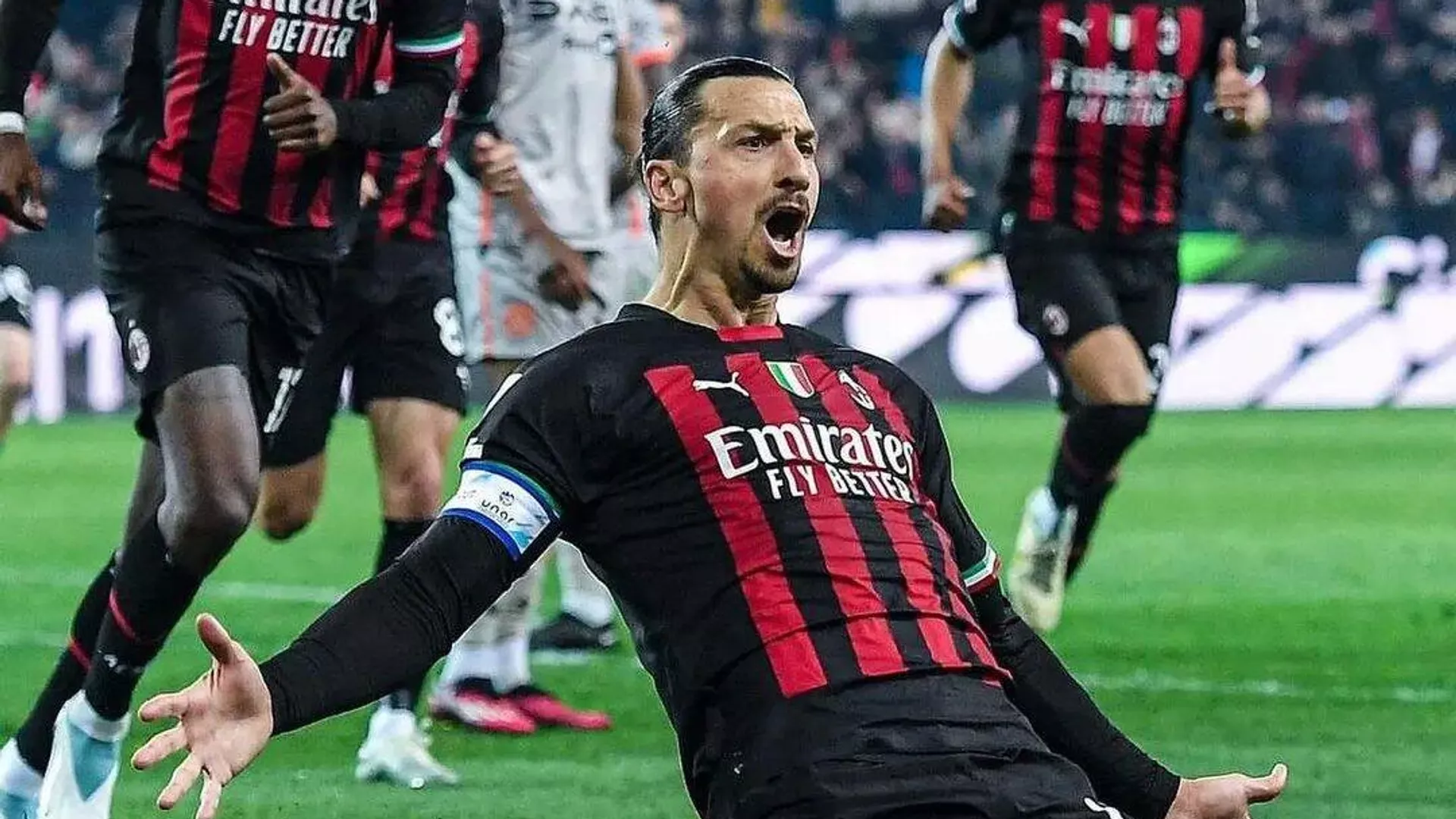 Zlatan Ibrahimovic con el AC Milán