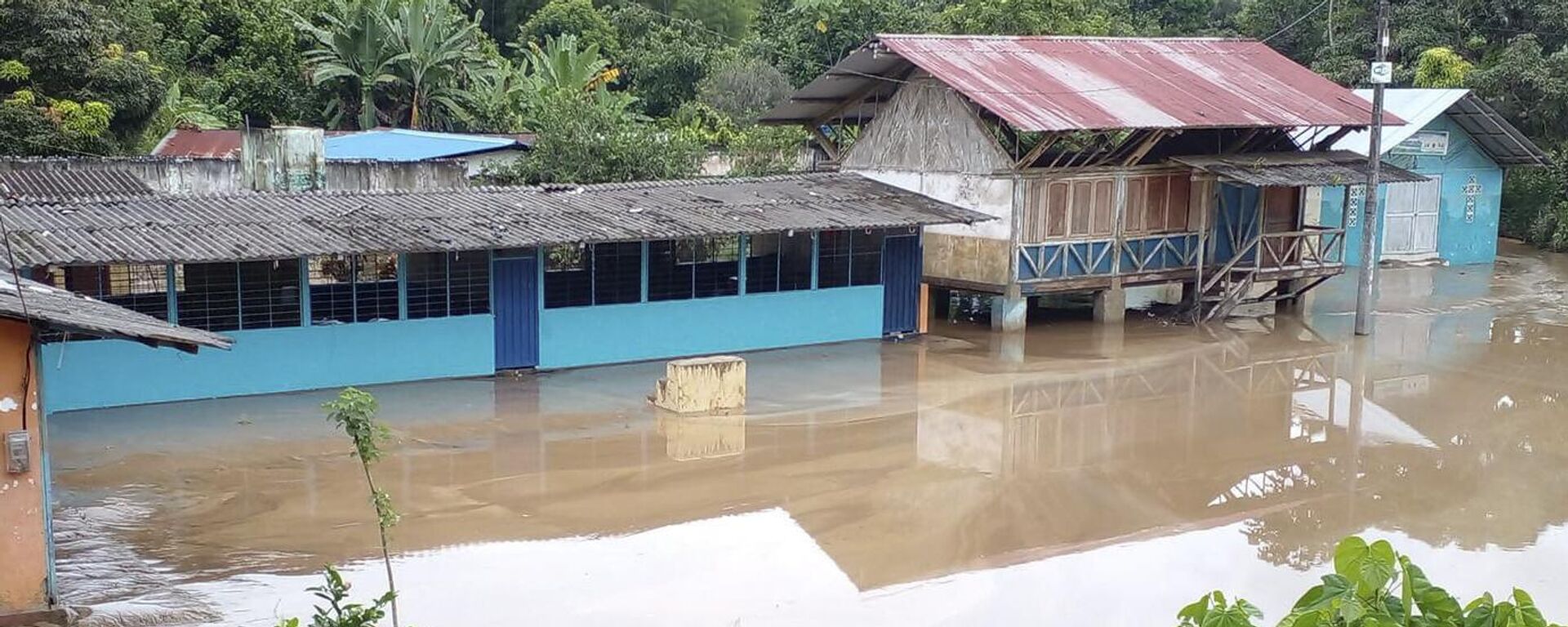 Lluvias torrenciales en Esmeraldas, Ecuador, el 4 de junio de 2023 - Sputnik Mundo, 1920, 05.06.2023