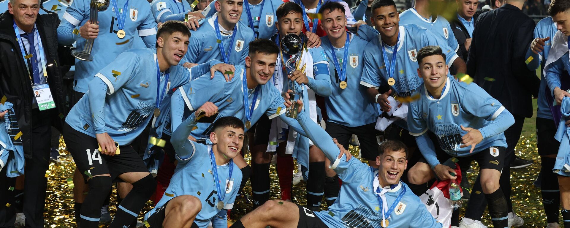 Uruguay se coronó como campeón del mundo con la Sub-20 - Sputnik Mundo, 1920, 11.06.2023