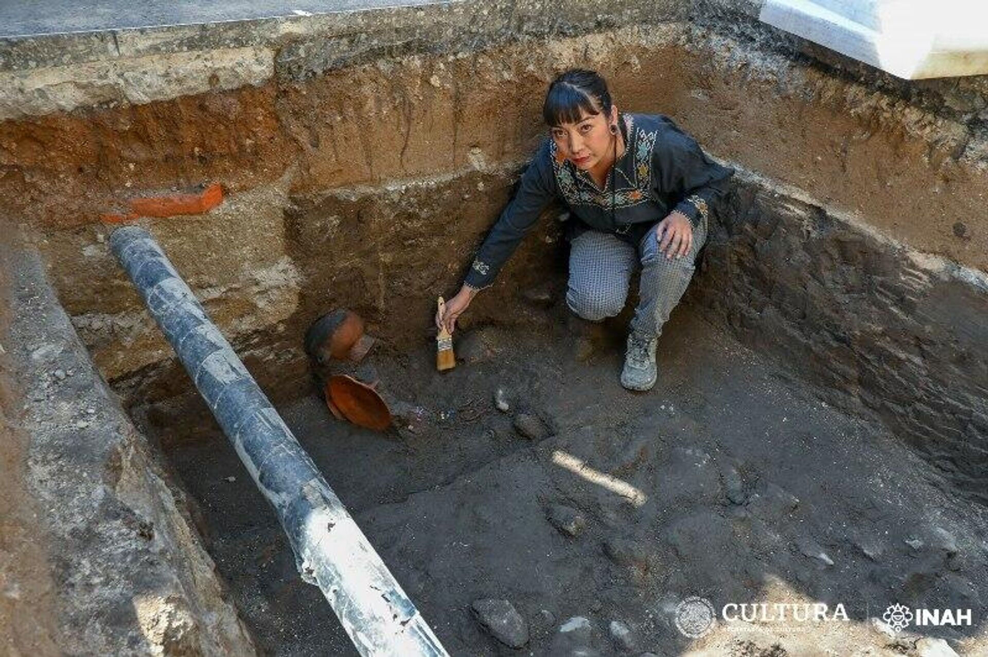 Arely Maldonado Luna, la arqueóloga al frente de la excavación - Sputnik Mundo, 1920, 13.06.2023