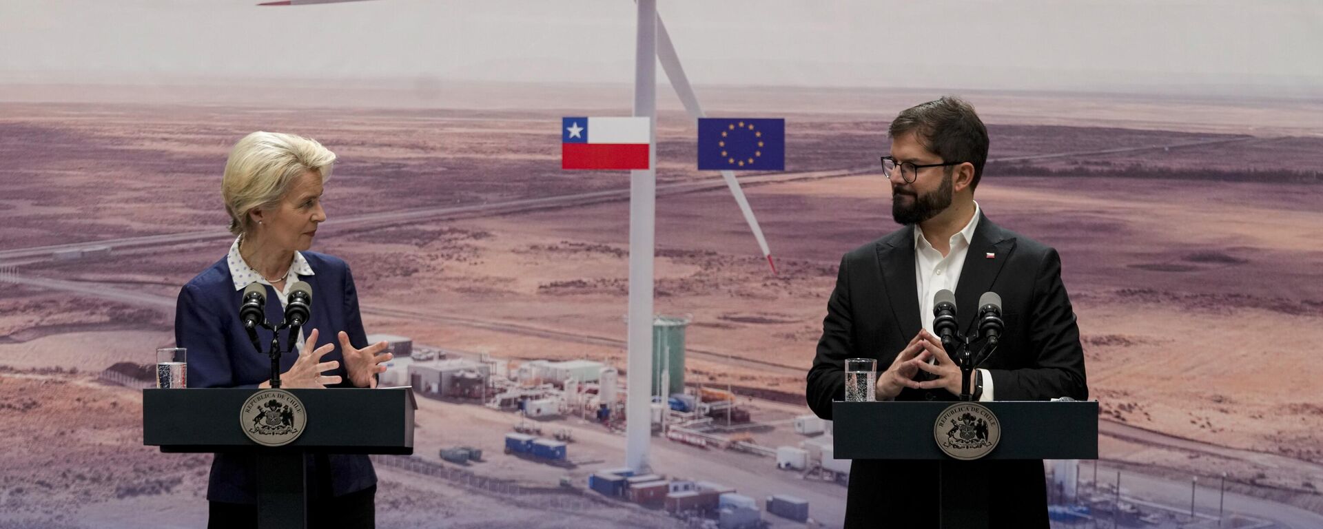 Chile firma acuerdo con la Unión Europea en materia de hidrógeno verde Chile firma acuerdo con la Unión Europea en materia de hidrógeno verde - Sputnik Mundo, 1920, 18.07.2023