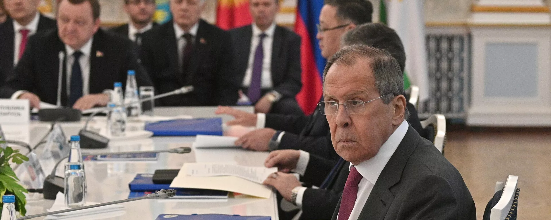 Serguéi Lavrov, el ministro ruso de Asuntos Exteriores, asiste en Minsk a una reunión del Consejo de Ministros de Asuntos Exteriores de la Organización del Tratado de Seguridad Colectiva. Serguéi Lavrov, el ministro ruso de Asuntos Exteriores, asiste en Minsk a una reunión del Consejo de Ministros de Asuntos Exteriores de la Organización del Tratado de Seguridad Colectiva. - Sputnik Mundo, 1920, 20.06.2023