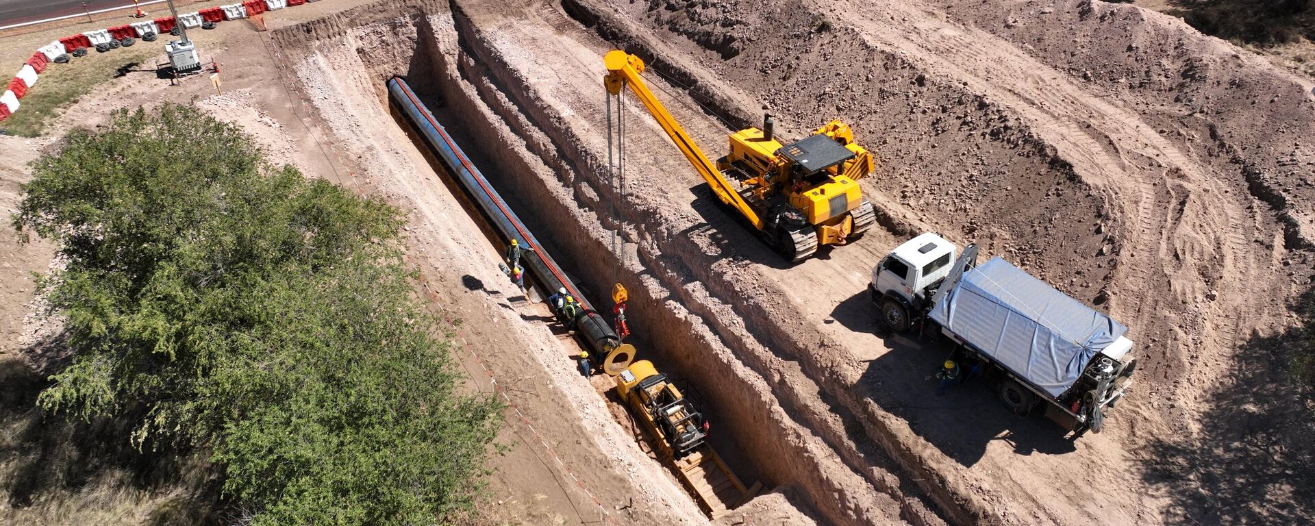 Obras del gasoducto Néstor Kirchner en Argentina - Sputnik Mundo, 1920, 20.06.2023