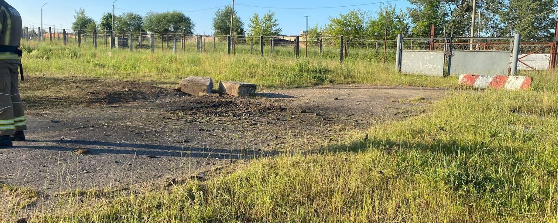 El lugar donde se estrellan 2 drones en la región de Moscú - Sputnik Mundo, 1920, 04.07.2023