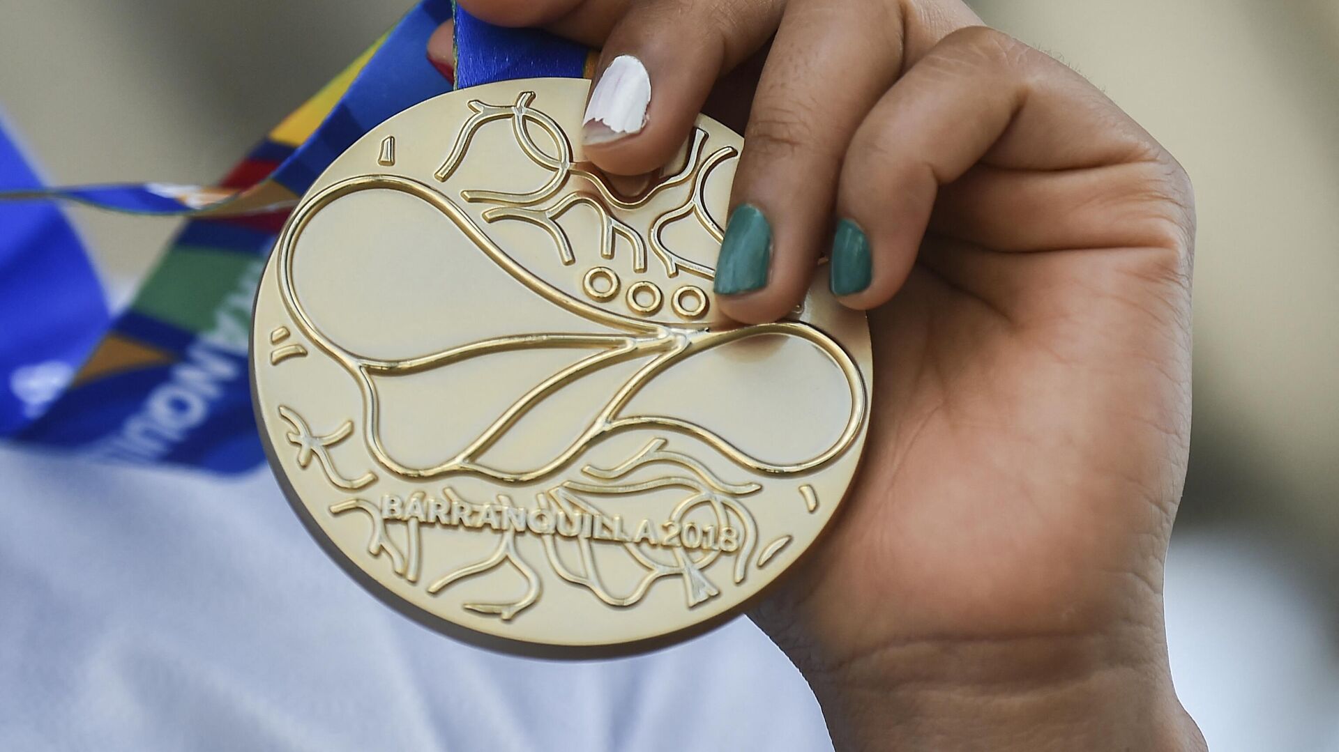 Una medalla de oro de los Juegos Centroamericanos y del Caribe (CAC) de 2018 Una medalla de oro de los Juegos Centroamericanos y del Caribe (CAC) de 2018 - Sputnik Mundo, 1920, 21.06.2023