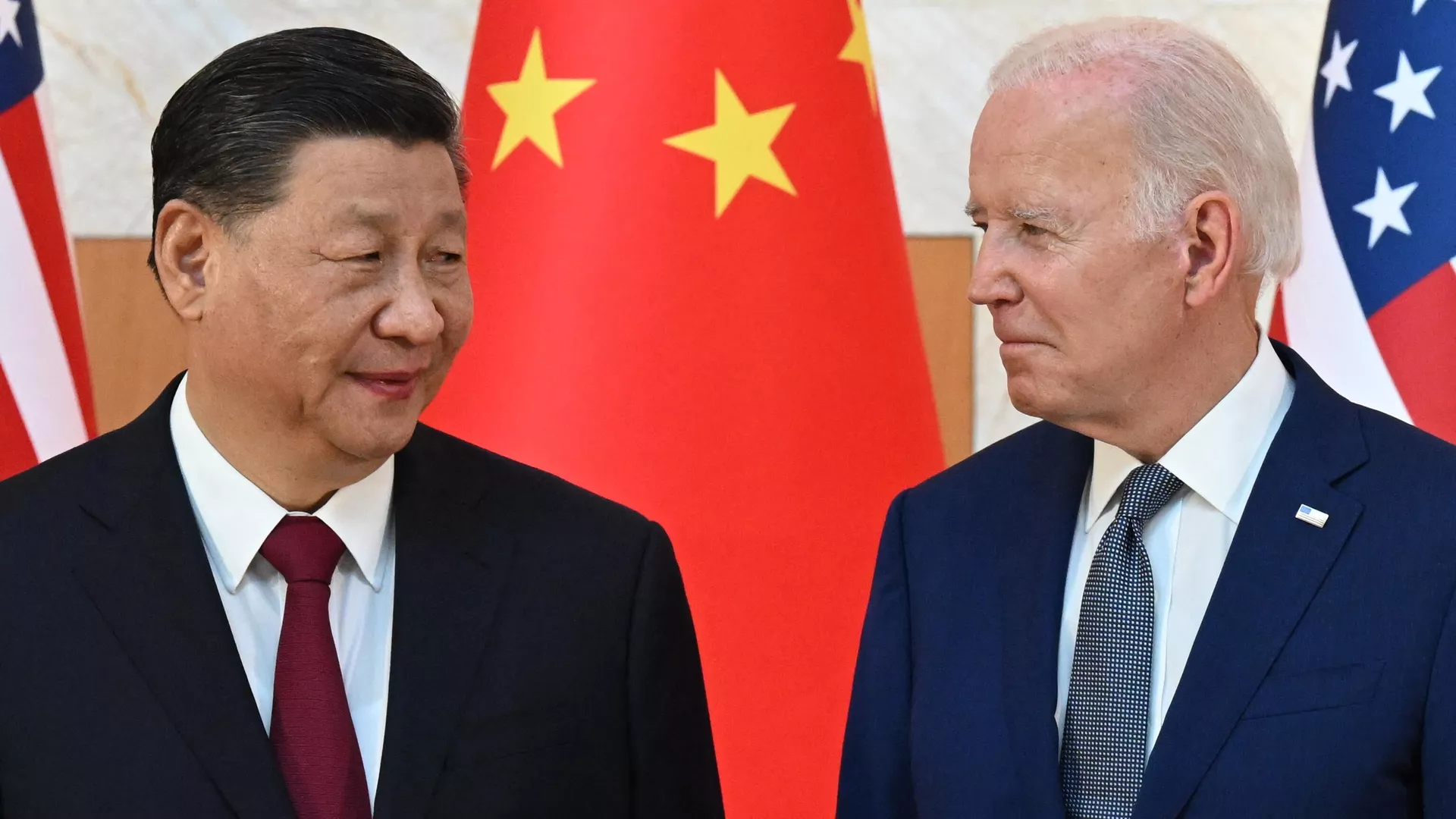 El presidente de China, Xi Jinping, y el presidente de EEUU, Joe Biden