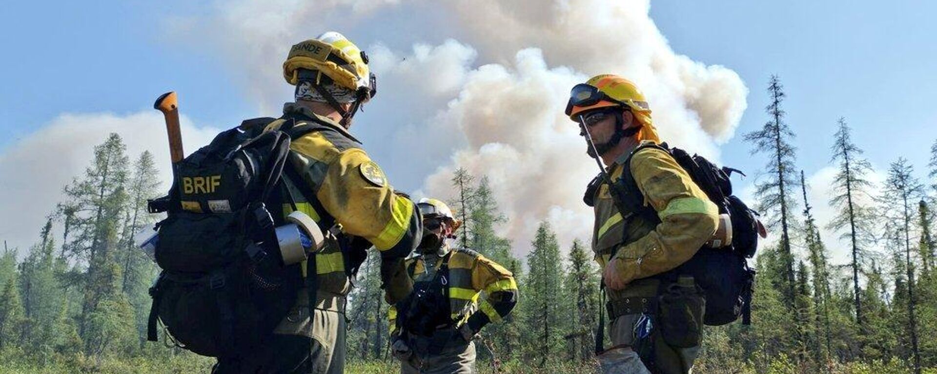 Bomberos españoles combaten los incendios en Canadá  - Sputnik Mundo, 1920, 28.06.2024