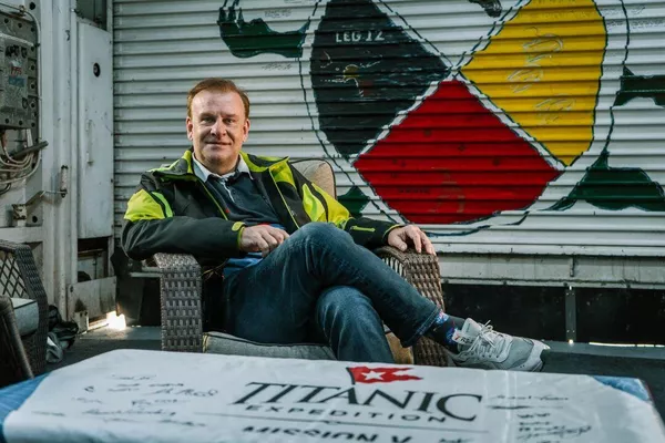 Hamis Harding antes de la expedición al naufragio del Titanic. Hamis Harding antes de la expedición al naufragio del Titanic. - Sputnik Mundo