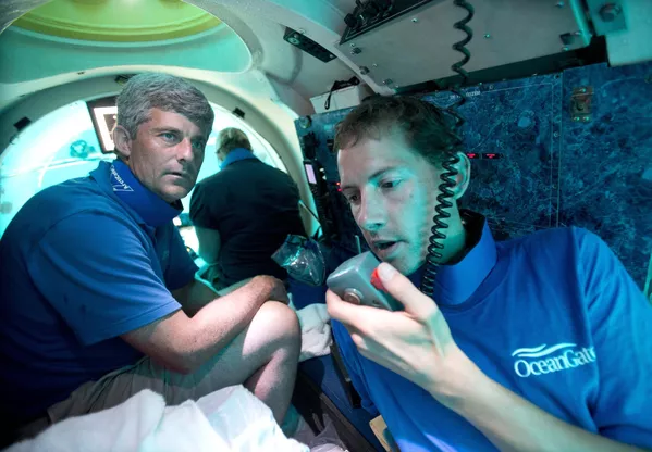 La excursión submarina fue la última para Stockton Rush, (izda.) y para el multimillonario británico Hamis Harding, un apasionado del turismo extremo. La excursión submarina fue la última para Stockton Rush, (izda.) y para el multimillonario británico Hamis Harding, un apasionado del turismo extremo. - Sputnik Mundo