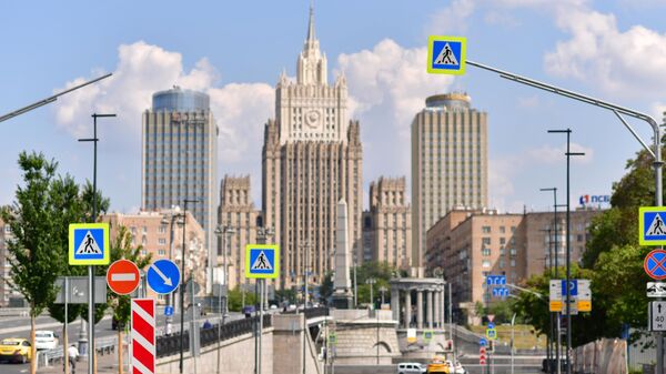 El edificio del Ministerio de Asuntos Exteriores ruso en Moscú - Sputnik Mundo