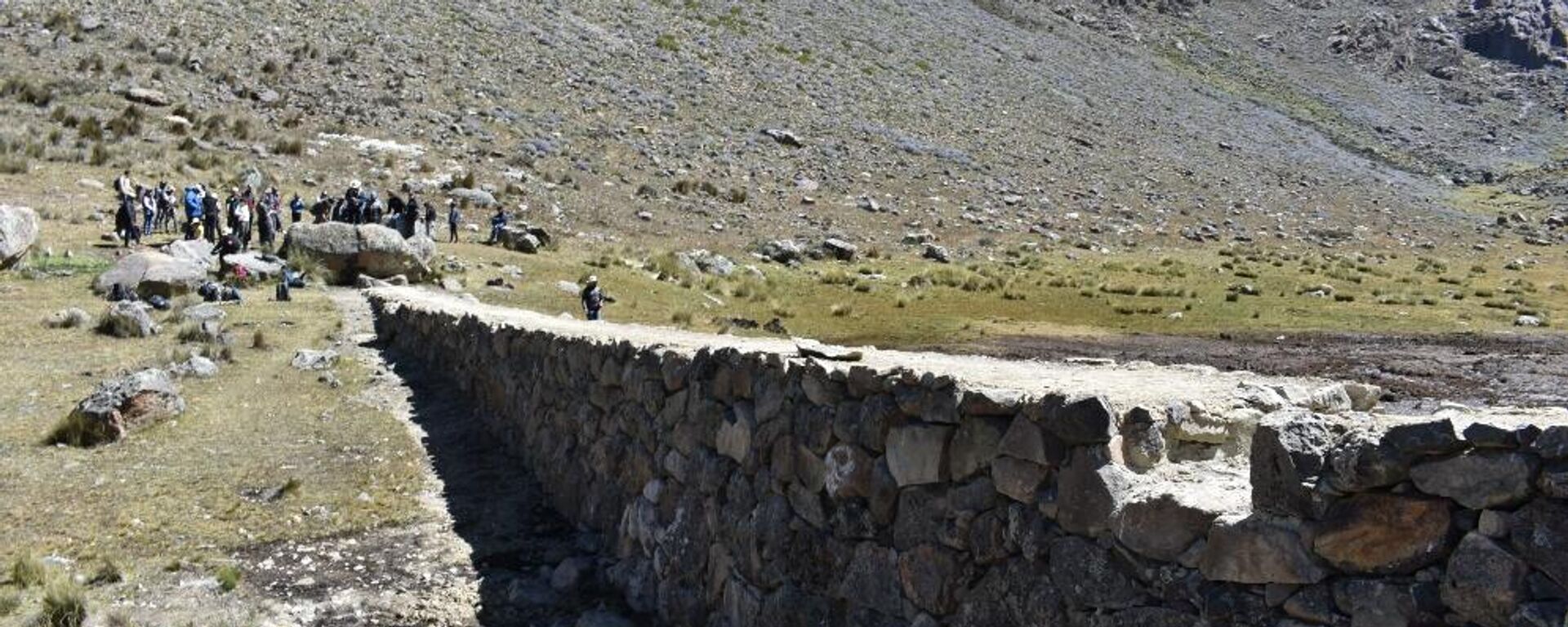 Represa prehispánica Ricococha Alta, Cordillera Negra, Perú - Sputnik Mundo, 1920, 27.06.2023