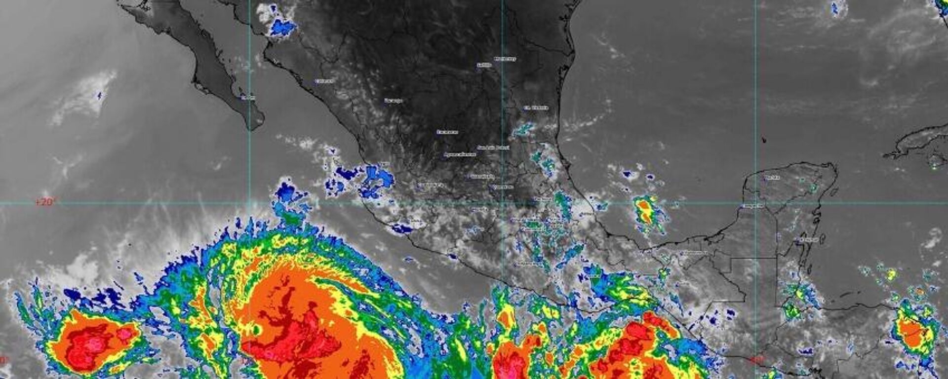 El huracán Adrián es el primero de la temporada en México. - Sputnik Mundo, 1920, 28.06.2023