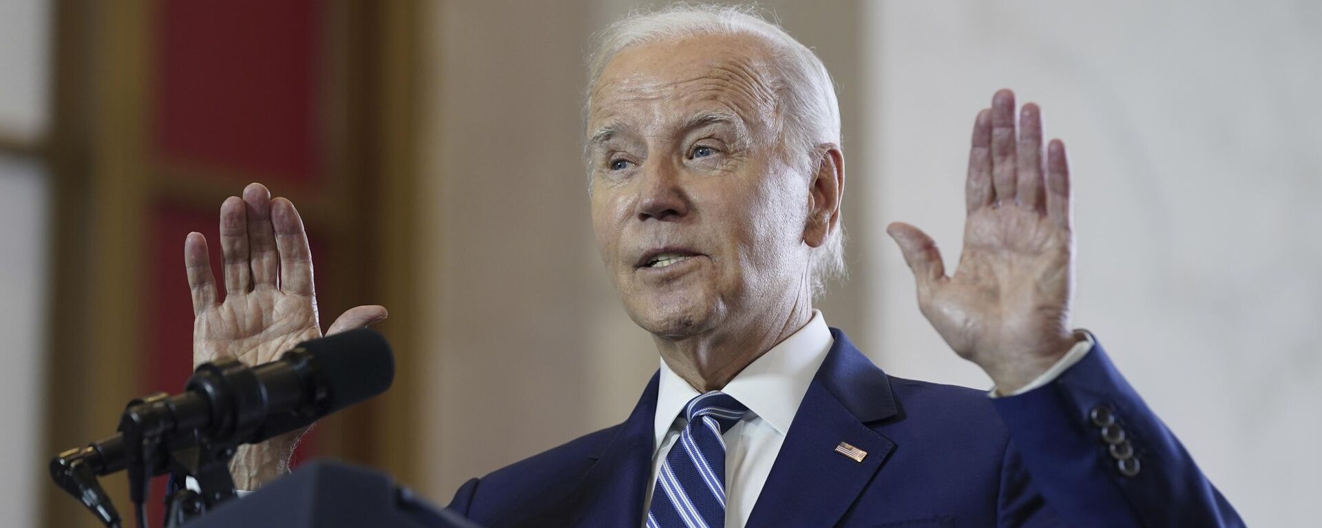 El presidente de Estados Unidos, Joe Biden. - Sputnik Mundo, 1920, 16.02.2024