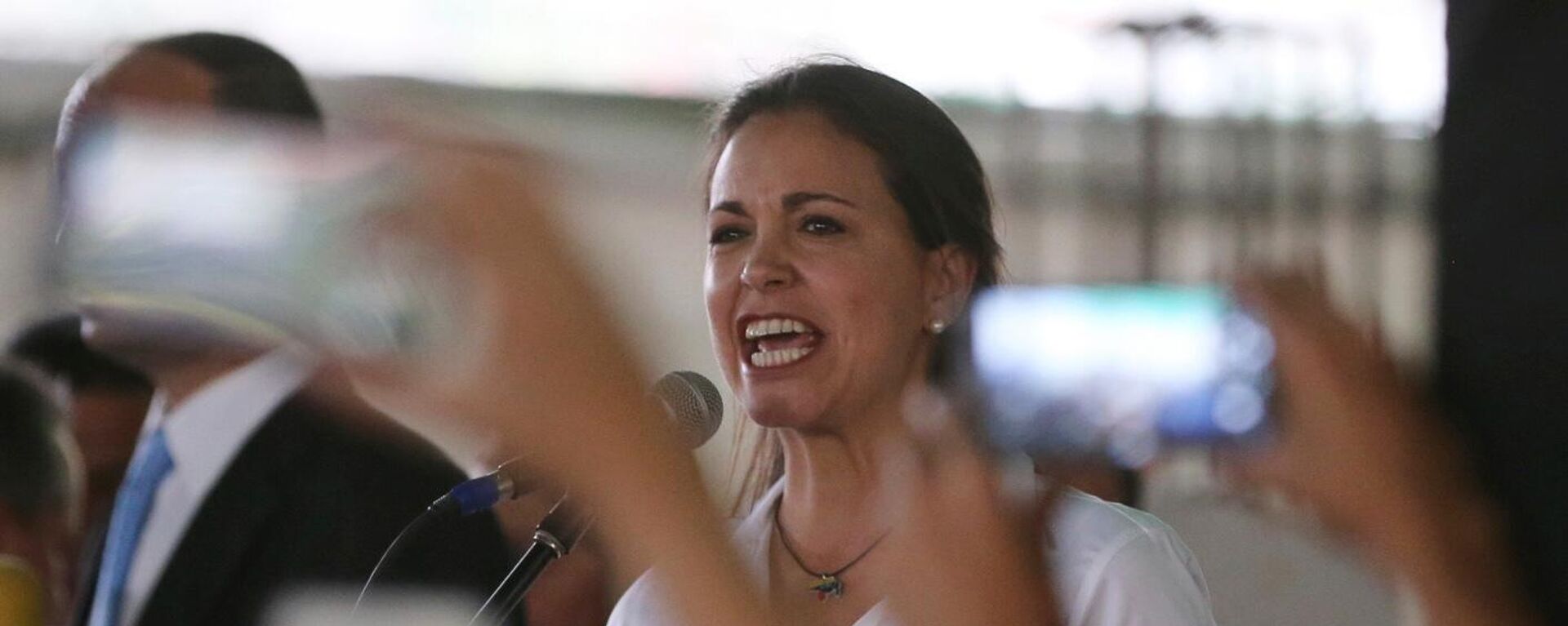 María Corina Machado, la dirigente opositora venezolana - Sputnik Mundo, 1920, 26.01.2024