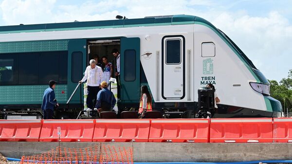 Primer vagón del Tren Maya - Sputnik Mundo