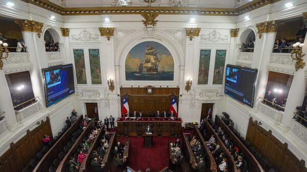 Edificio del exCongreso de Chile, sede del Consejo Constitucional - Sputnik Mundo