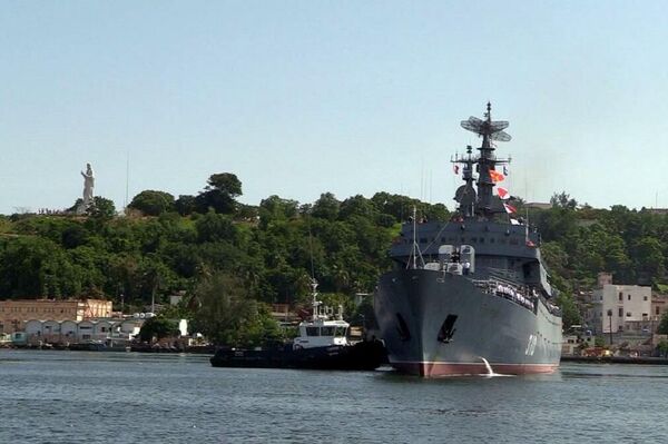 Llegada a Cuba del Perekop, buque escuela ruso - Sputnik Mundo