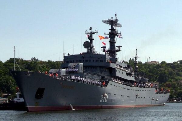 Llegada a Cuba del Perekop, buque escuela ruso - Sputnik Mundo