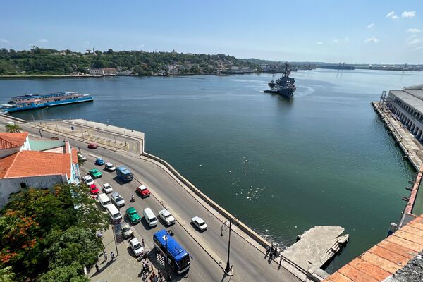 El Perekop permanecerá en La Habana hasta el 14 de julio. Durante este tiempo, todo el mundo podrá subir a bordo del buque que estará abierto a las visitas los días 12 y 13 de julio. - Sputnik Mundo