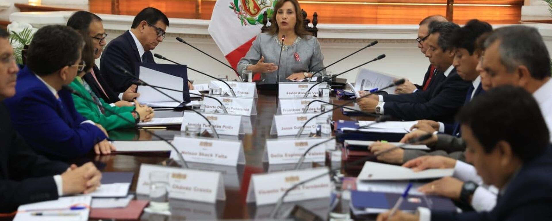 Dina Boluarte reunida con miembros de su gabinete  - Sputnik Mundo, 1920, 12.01.2024