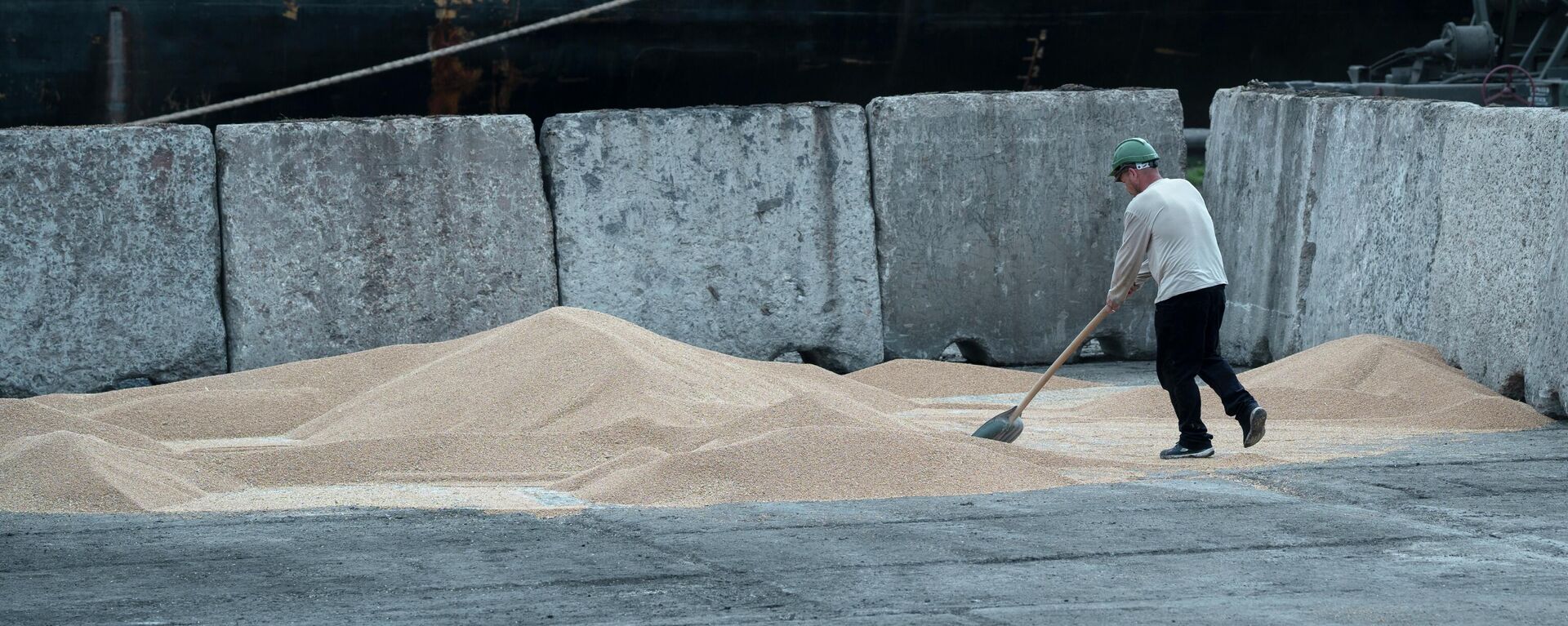 Trabajadores cargan grano en un puerto cerealero en Izmail, Ucrania, el 26 de abril de 2023 - Sputnik Mundo, 1920, 16.07.2023