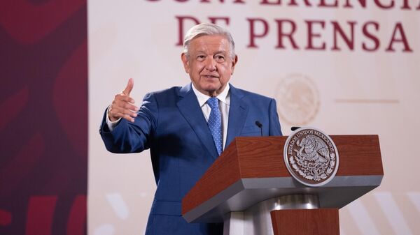 El presidente de México, Andrés Manuel López Obrador - Sputnik Mundo