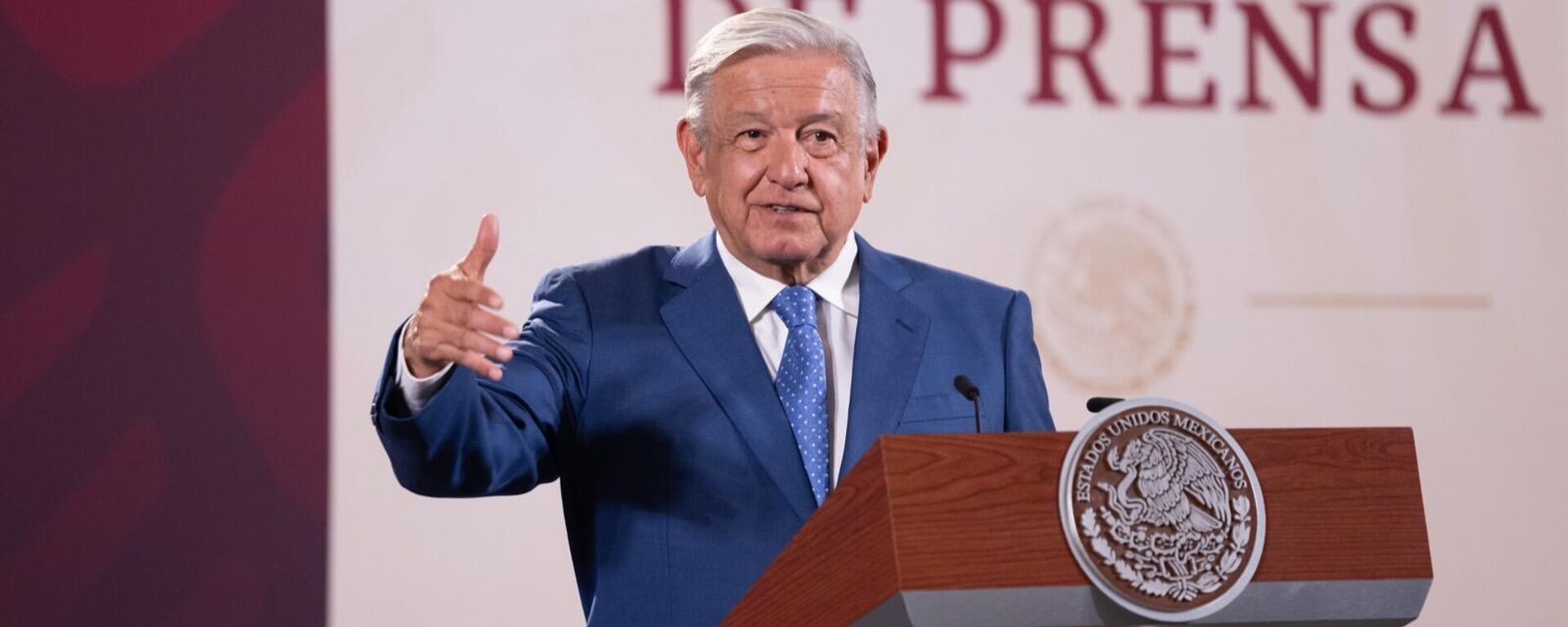 El presidente de México, Andrés Manuel López Obrador - Sputnik Mundo, 1920, 17.07.2023