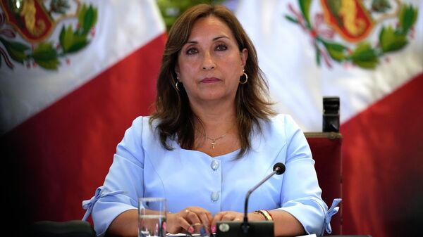 Dina Boluarte, presidenta de Perú - Sputnik Mundo