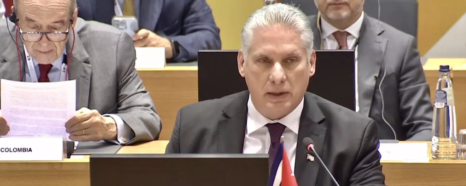 El presidente cubano, Miguel Díaz-Canel El presidente cubano, Miguel Díaz-Canel - Sputnik Mundo, 1920, 18.07.2023