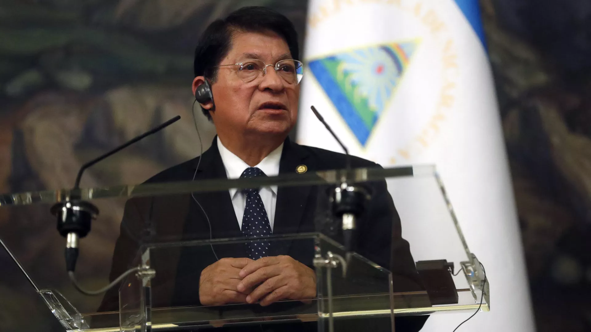 El canciller de Nicaragua, Denis Moncada.