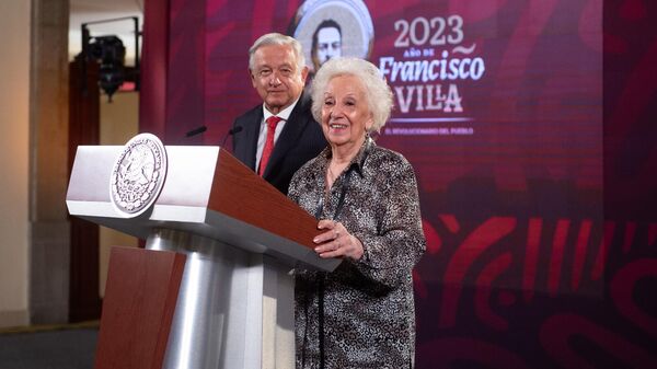 La presidenta de las Abuelas de Plaza de Mayo, Estela de Carlotto. - Sputnik Mundo