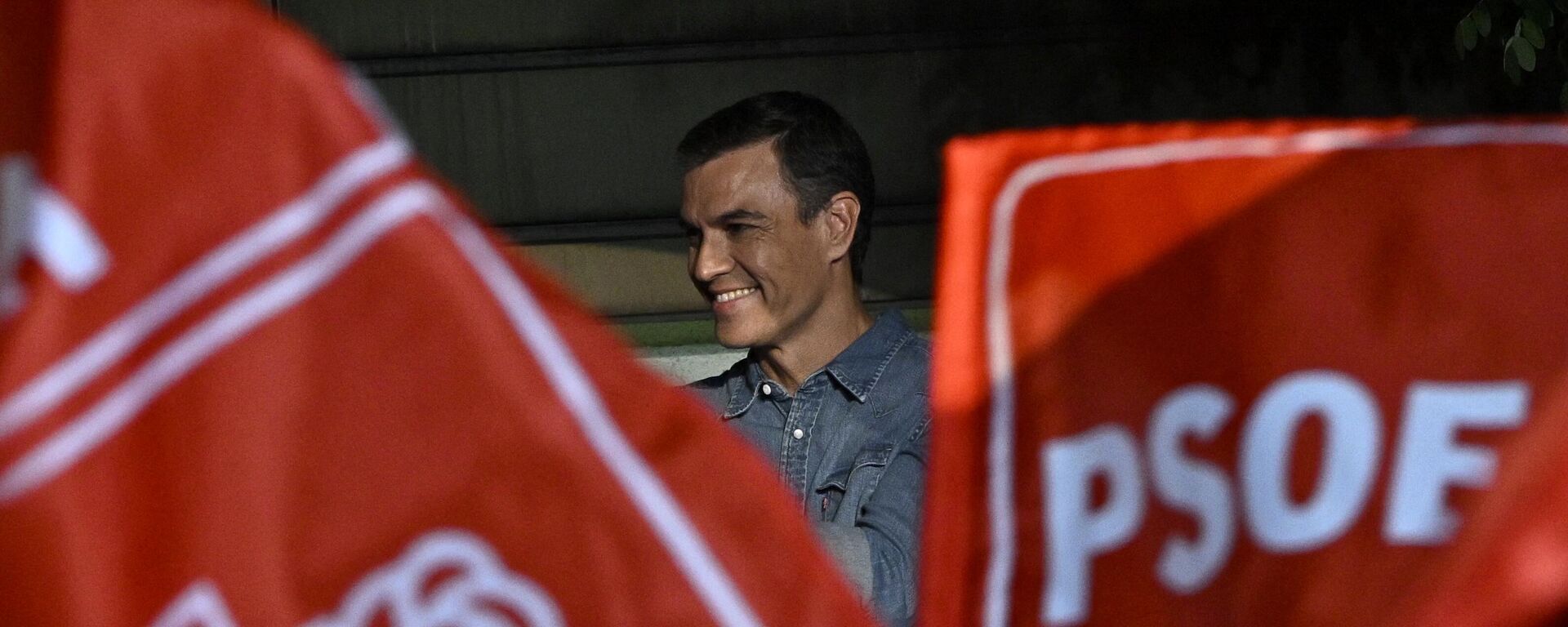 Pedro Sánchez, en la noche electoral del 23-J - Sputnik Mundo, 1920, 24.07.2023