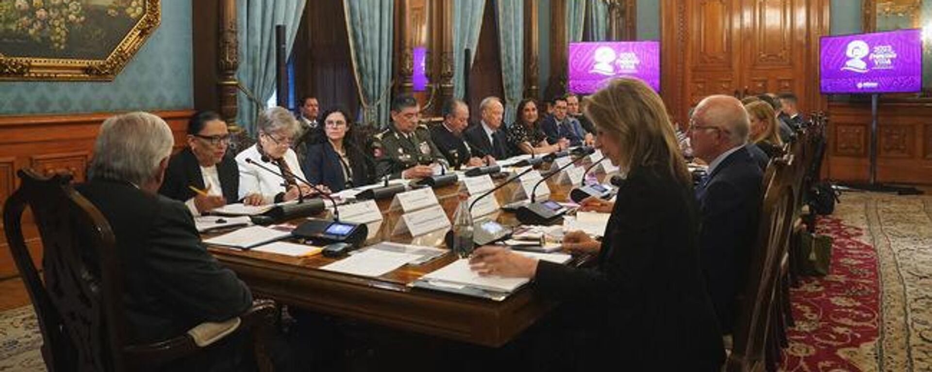 Una delegación encabezada por la asesora de Seguridad Nacional de EEUU, Elizabeth Sherwood-Randall, se reunió en palacio nacional con el presidente Andrés Manuel López Obrador y otros integrantes de su gabinete. - Sputnik Mundo, 1920, 26.07.2023