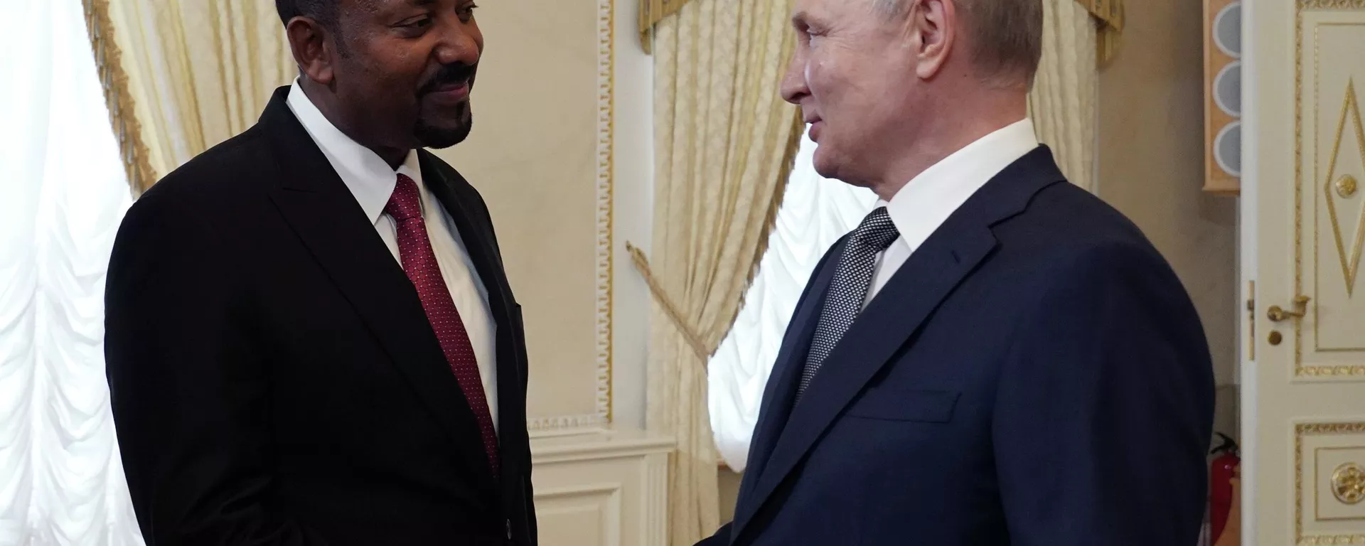 El Presidente ruso Vladimir Putin se reunió con el Primer Ministro etíope A. Ahmed El Presidente ruso Vladimir Putin se reunió con el Primer Ministro etíope A. Ahmed - Sputnik Mundo, 1920, 26.07.2023