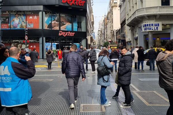 El microcentro de Buenos Aires, donde los 'arbolitos' suelen operar - Sputnik Mundo