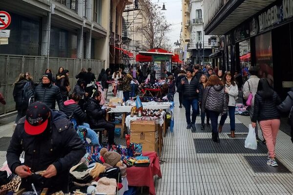 El microcentro de Buenos Aires, donde los 'arbolitos' suelen operar - Sputnik Mundo