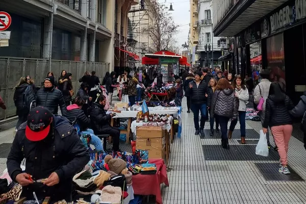El microcentro de Buenos Aires, donde los 'arbolitos' suelen operar - Sputnik Mundo