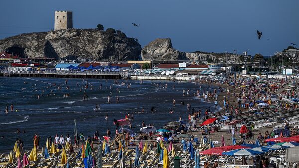 Playa de la costa del mar Negro, en el distrito de Sile, provincia de Estambul  - Sputnik Mundo