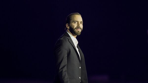 Nayib Bukele, presidente salvadoreño, durante la ceremonia de apertura de los Juegos Centroamericanos y del Caribe en San Salvador, El Salvador, el 23 de junio de 2023. - Sputnik Mundo