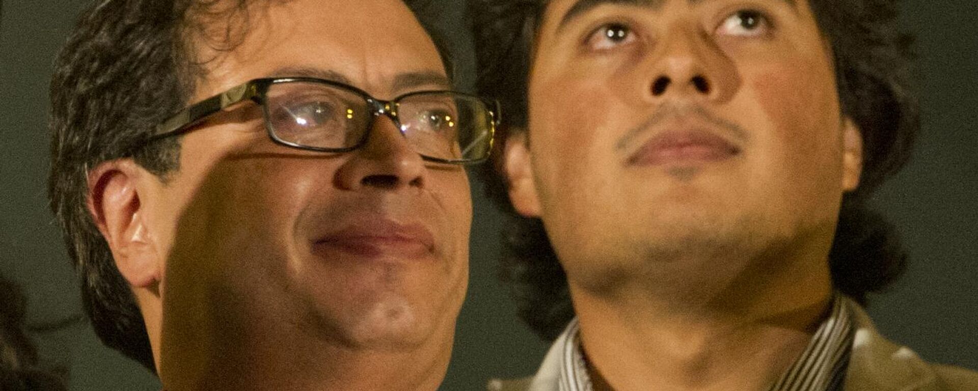 Gustavo Petro y su hijo Nicolás (archivo)  - Sputnik Mundo, 1920, 02.08.2023