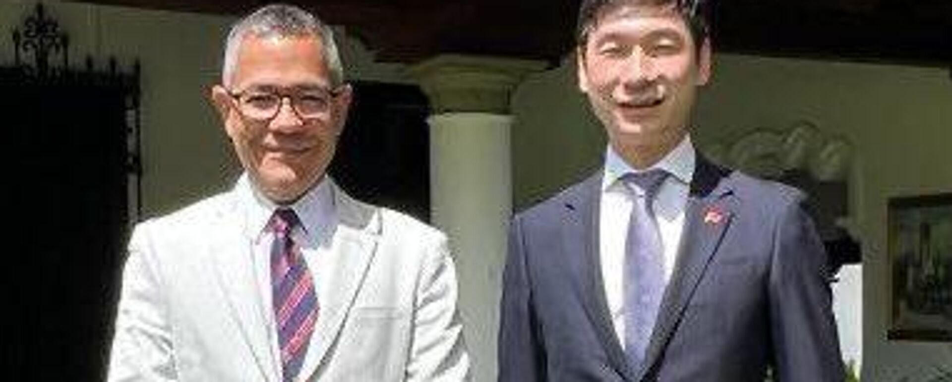 El ministro de Cultura de Venezuela, Ernesto Villegas, y el embajador de la República Popular China en Venezuela, Lan Hu - Sputnik Mundo, 1920, 04.08.2023