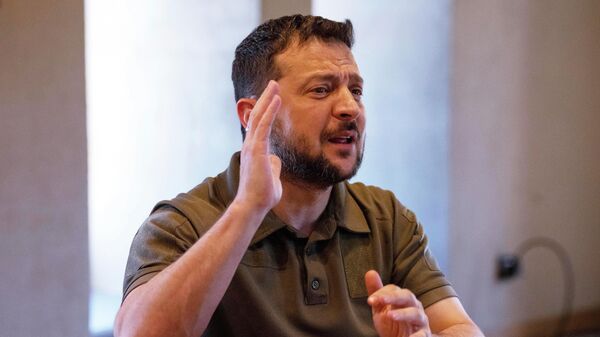 Volodímir Zelenski, presidente de Ucrania - Sputnik Mundo