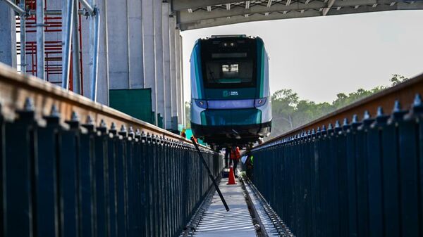 El Tren Maya es una de las obras más relevantes para el Gobierno de México. - Sputnik Mundo