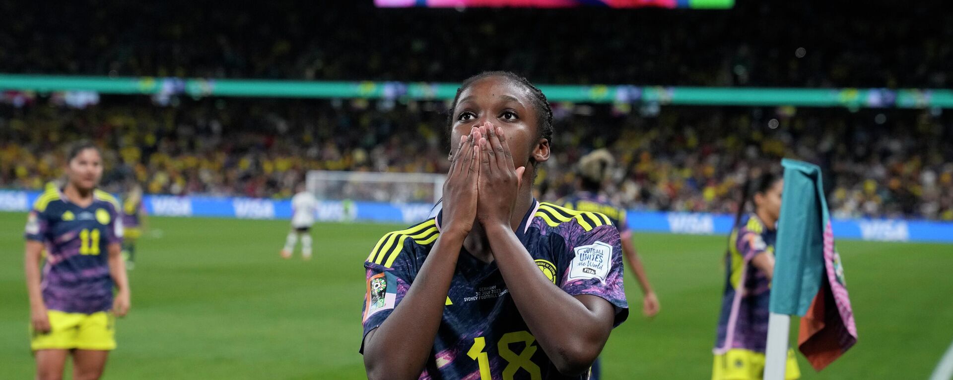 Linda Caicedo, delantera colombiana frente a Alemania en el Mundial de Fútbol Femenino de Australia/Nueva Zelanda - Sputnik Mundo, 1920, 08.08.2023