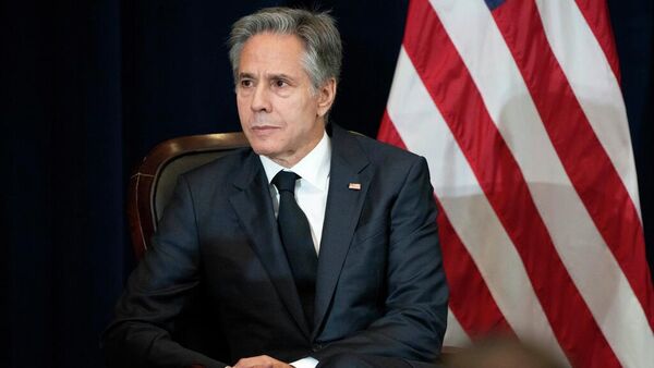 Antony Blinken, el secretario de Estado de EEUU en el Departamento de Estado en Washington, el 1 de agosto de 2023 - Sputnik Mundo