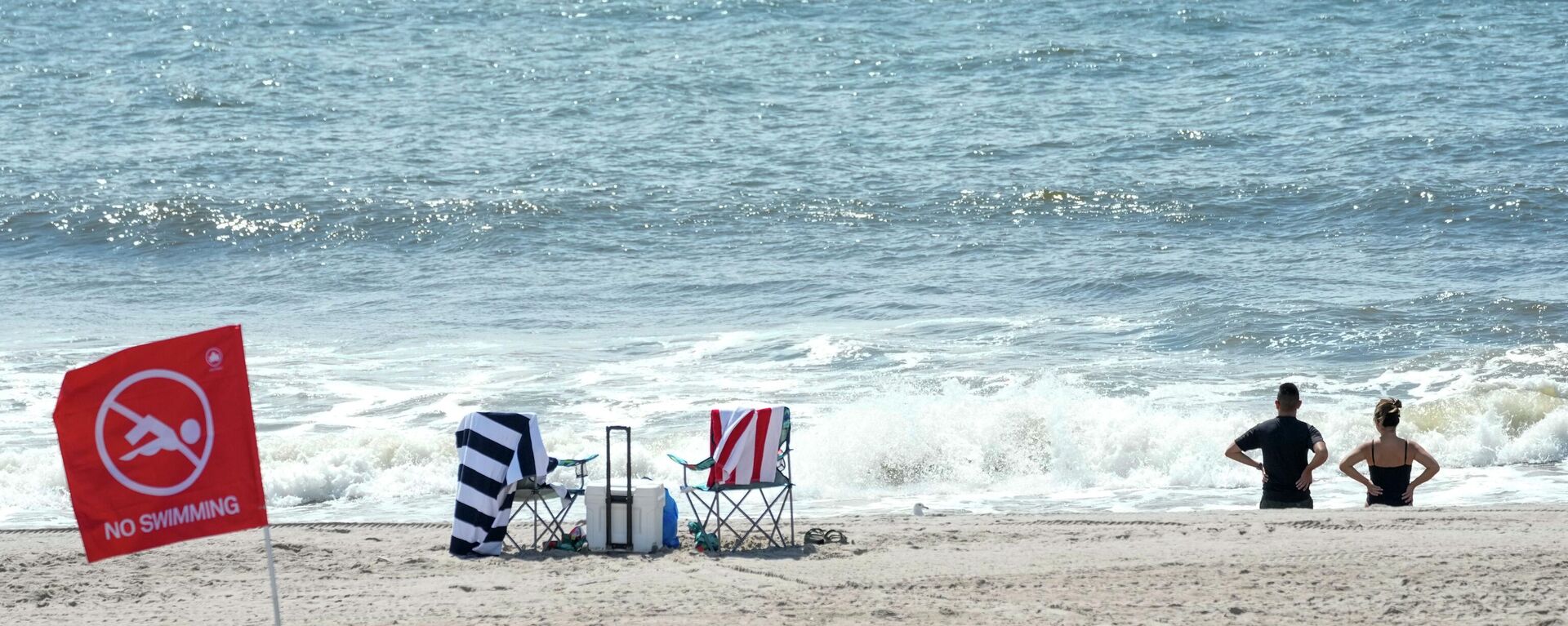 Cierram Rockaway beach tras ataque de tiburon a bañista  - Sputnik Mundo, 1920, 09.08.2023