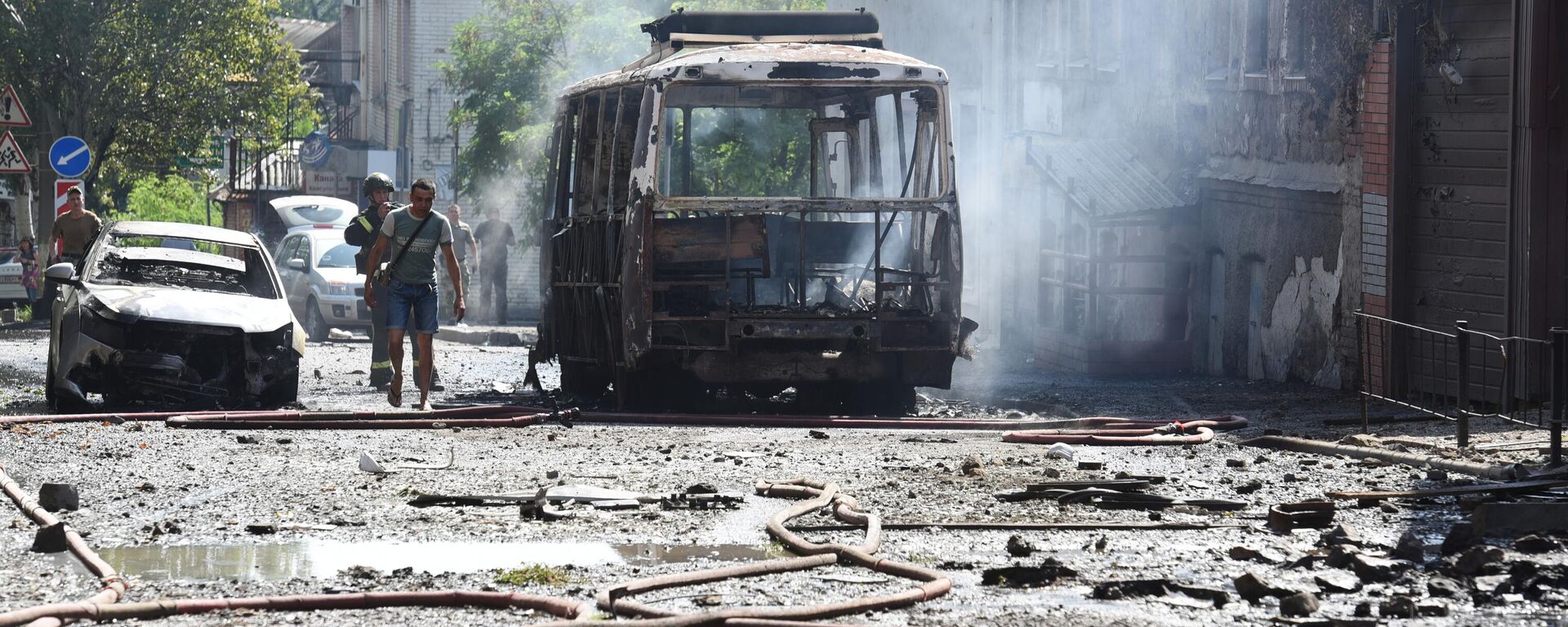 Consecuencias del bombardeo de Donetsk por parte del Ejército ucraniano - Sputnik Mundo, 1920, 27.08.2023