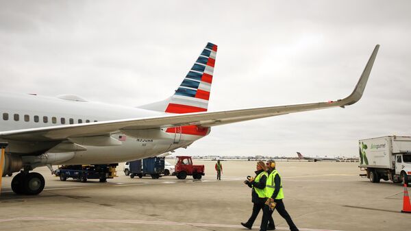 Aeronaves de la empresa estadounidense American Airlines - Sputnik Mundo