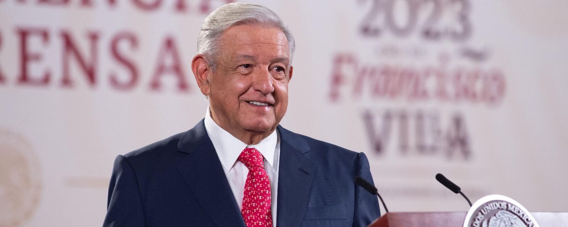 El presidente de México, Andrés Manuel López Obrador. - Sputnik Mundo, 1920, 14.08.2023